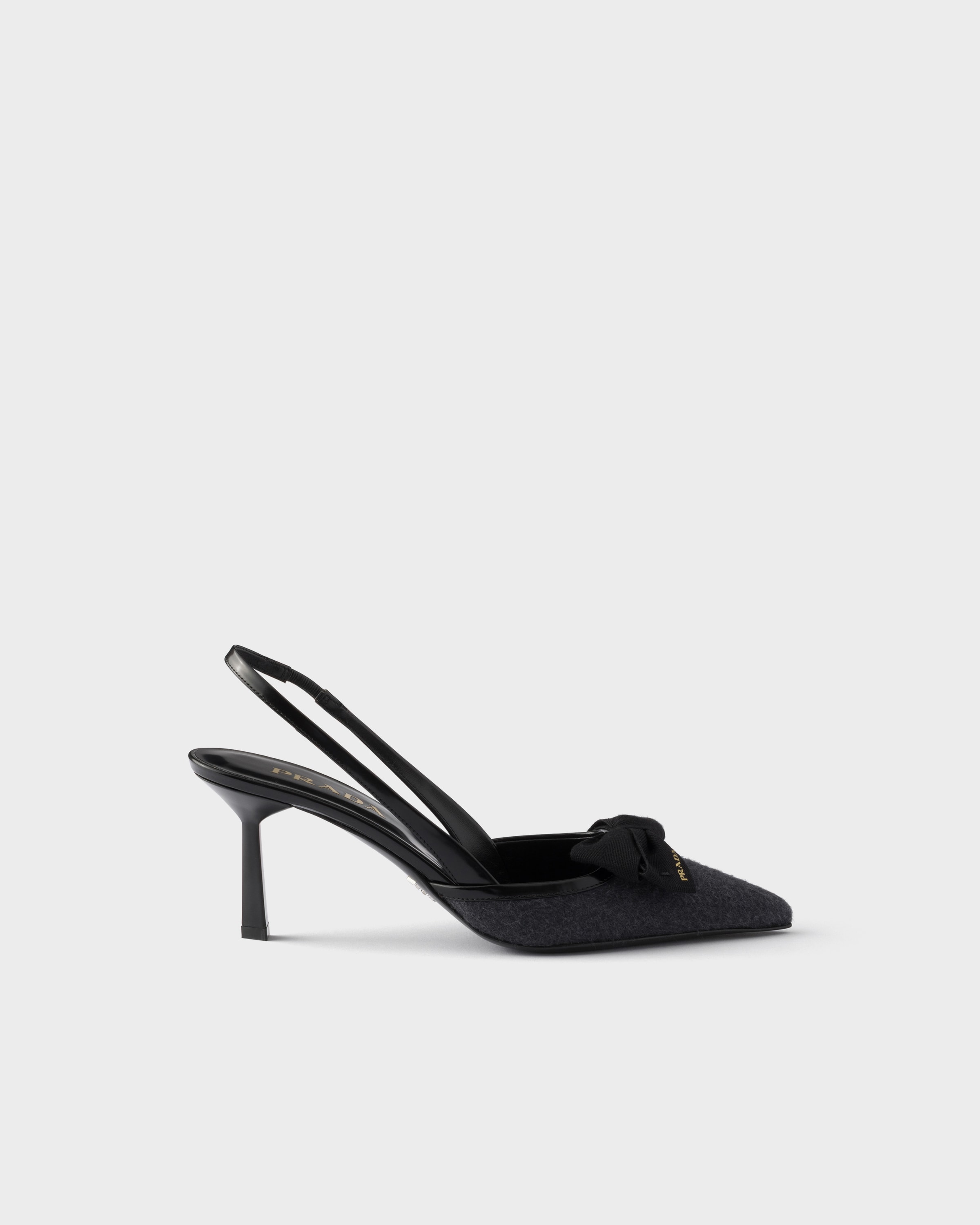 Prada Fabric slingback pumps