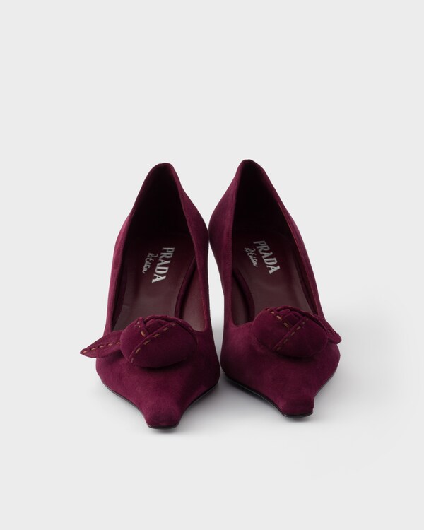 Suede pumps - Burgundy Suede pumps - Burgundy