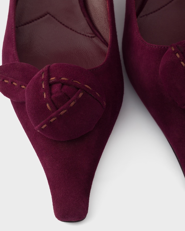 Suede pumps - Burgundy Suede pumps - Burgundy