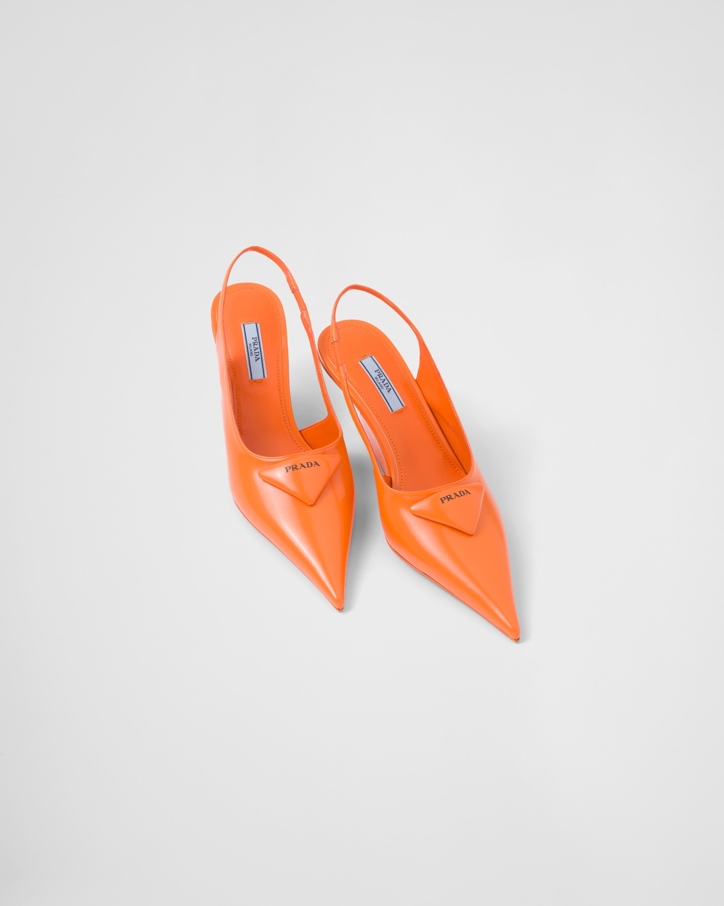 prada slingback orange