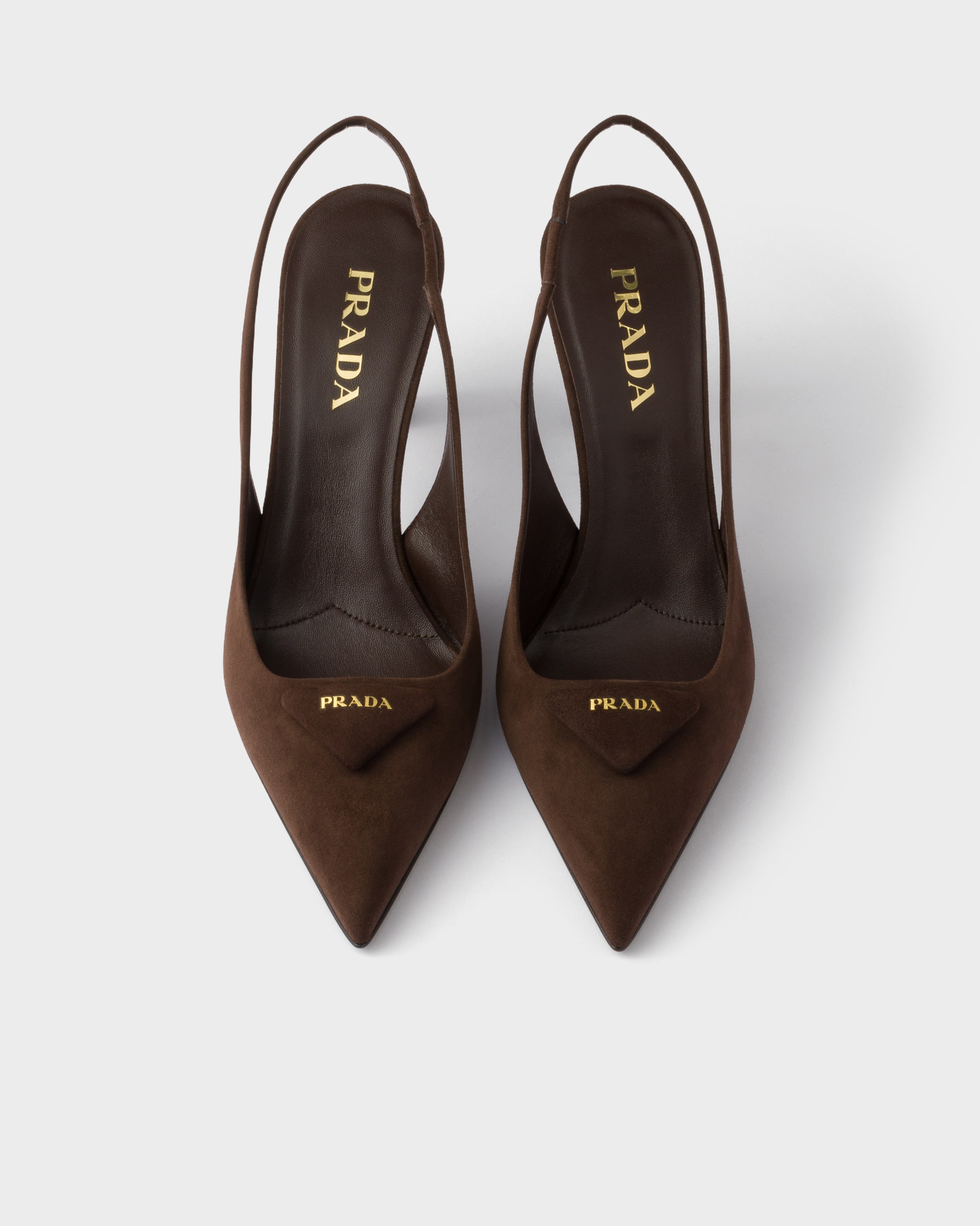 Prada Suede Slingback Pumps