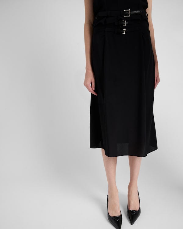 Brushed leather slingback pumps Brushed leather slingback pumps