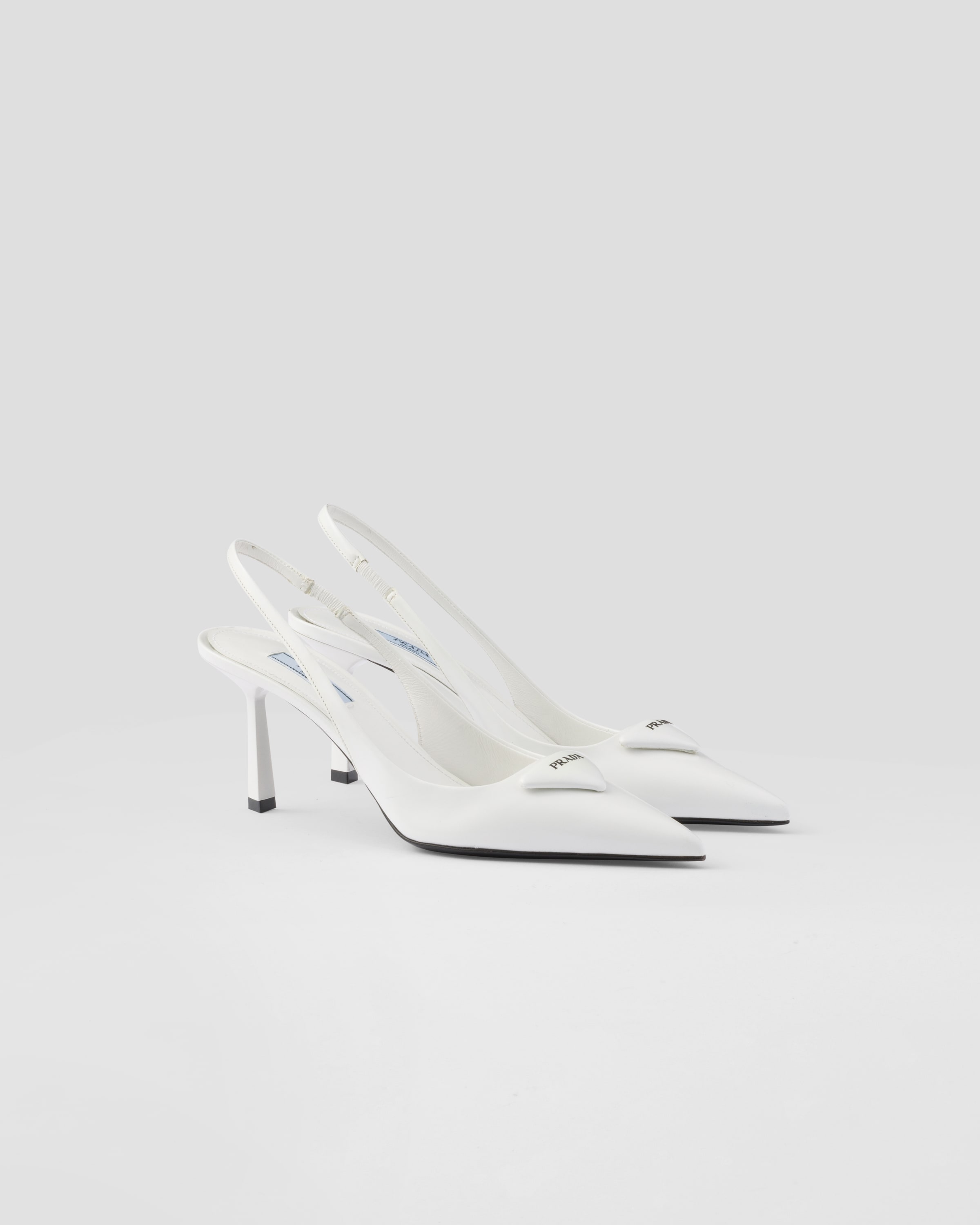Prada deals white pumps