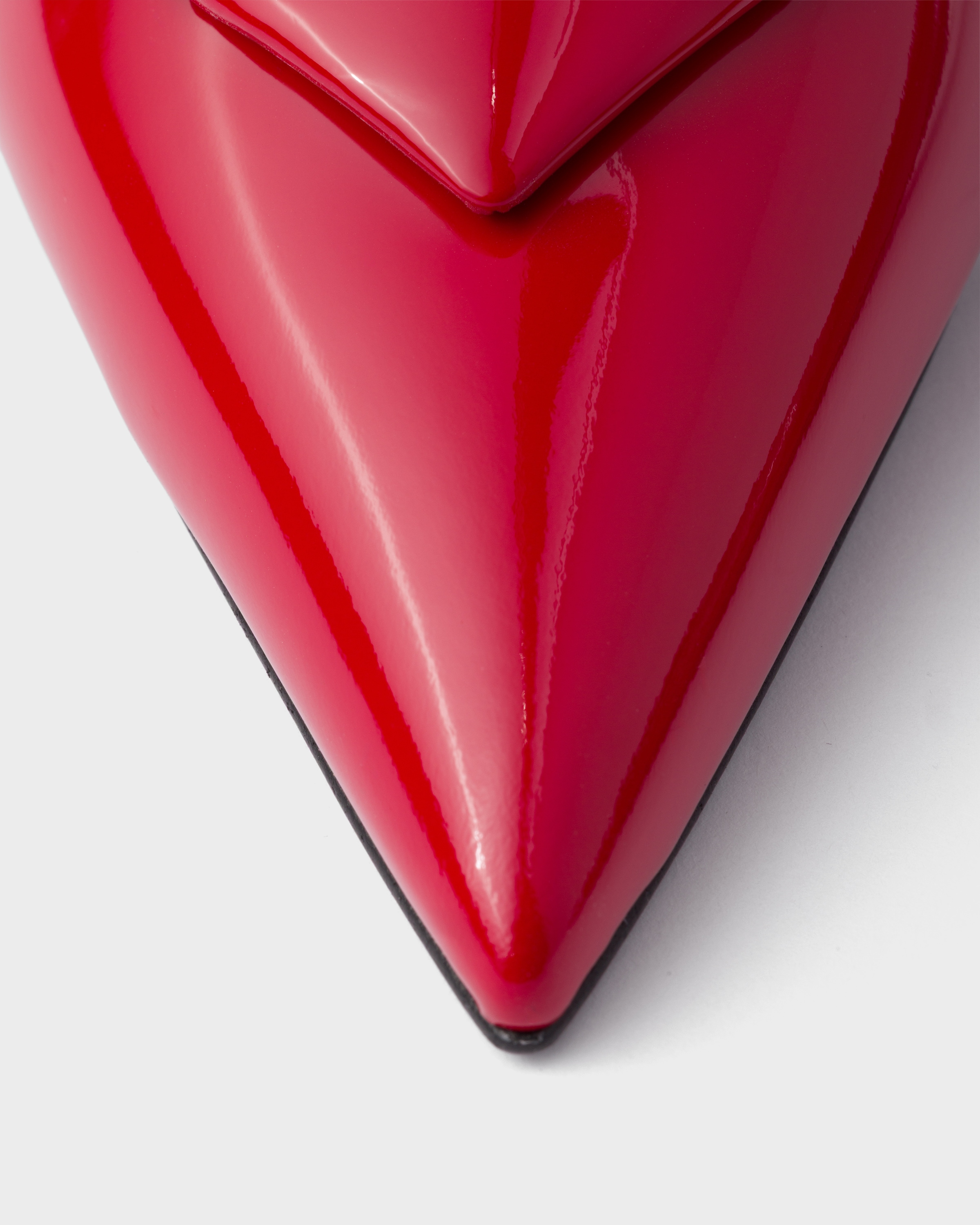 レッド パテントレザー スリングバックパンプス | PRADA