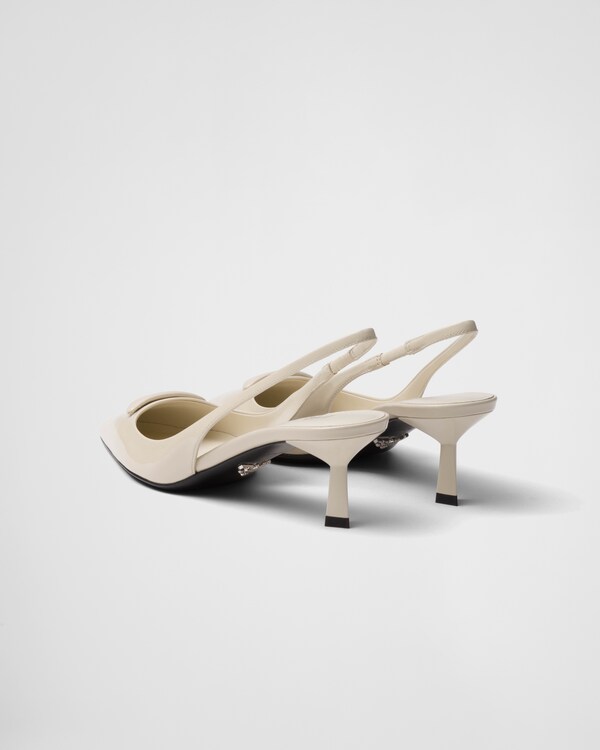 Patent leather slingback pumps Patent leather slingback pumps