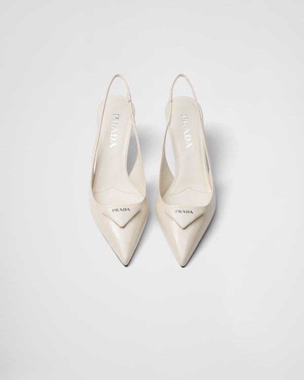 Patent leather slingback pumps Patent leather slingback pumps