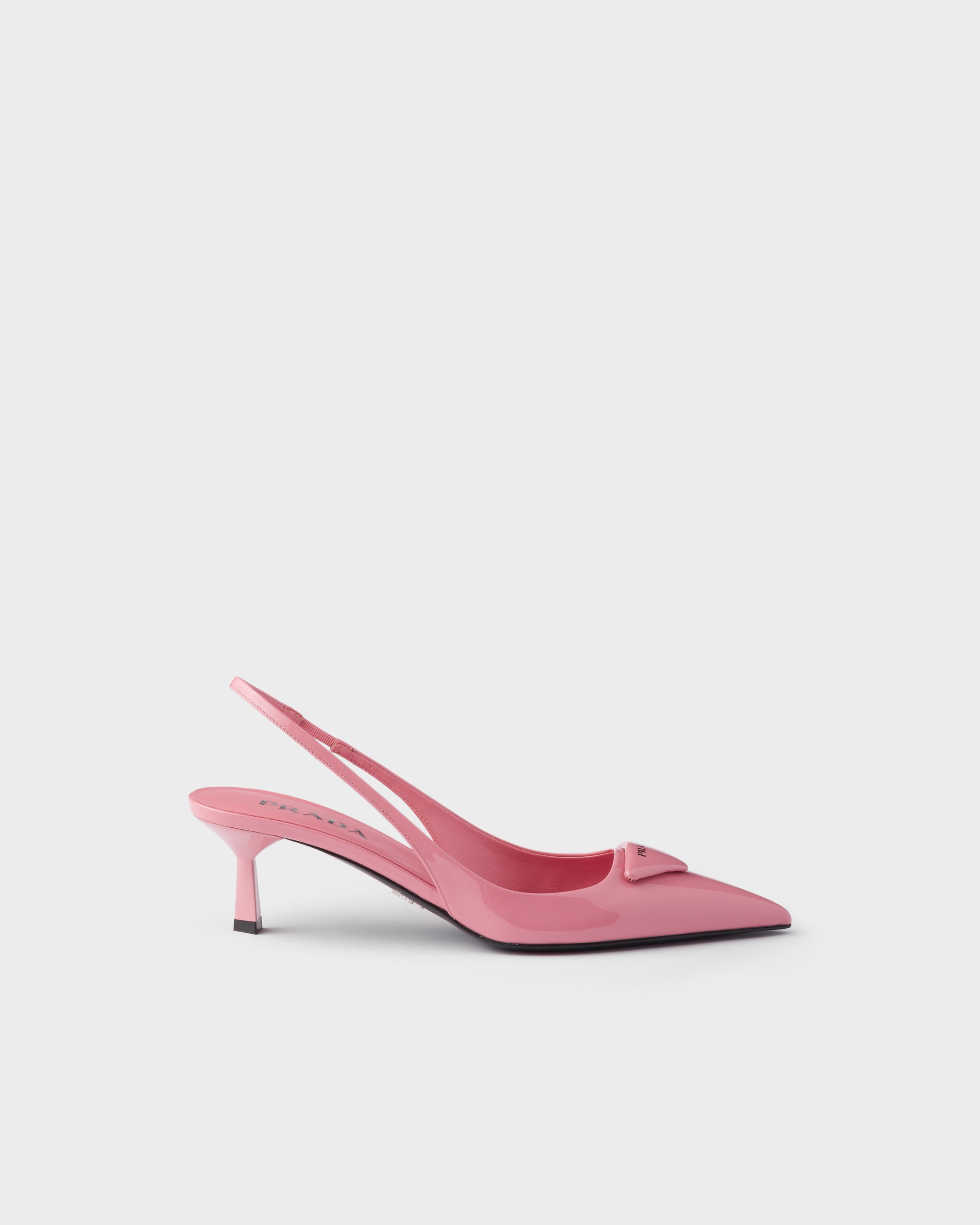 Prada Patent leather slingback pumps