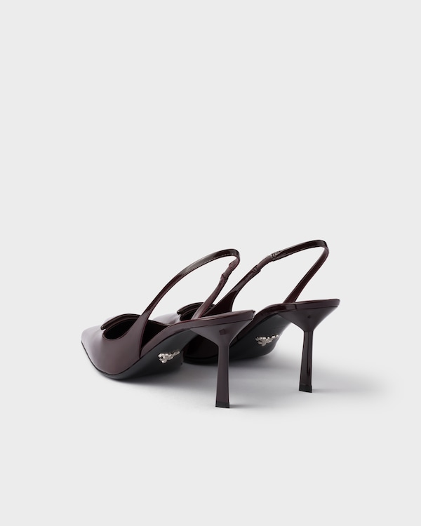 Patent leather slingback pumps Patent leather slingback pumps