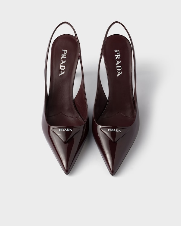 Patent leather slingback pumps Patent leather slingback pumps