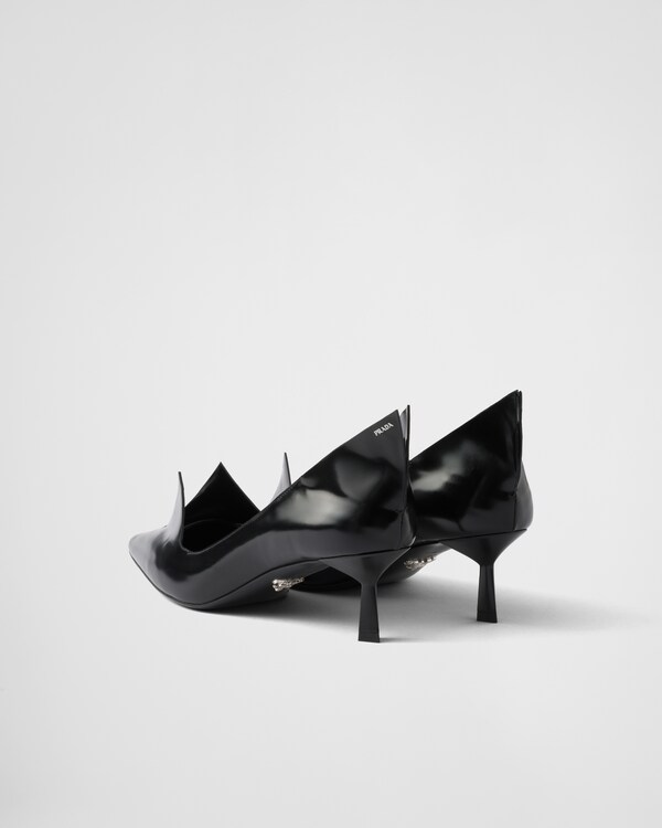 ブラッシュドレザー パンプス ブラッシュドレザー パンプス