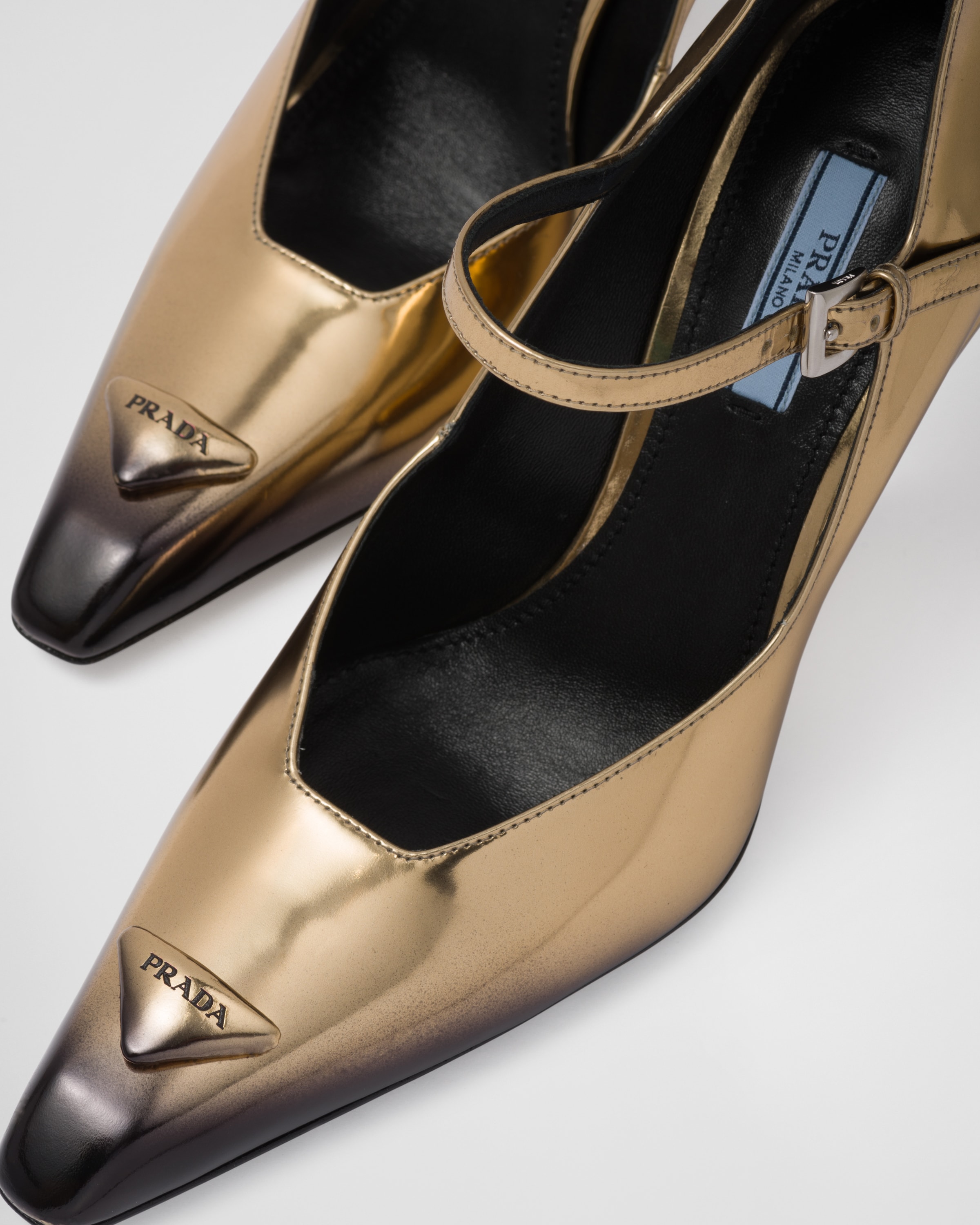Prada Brushed leather pumps 6