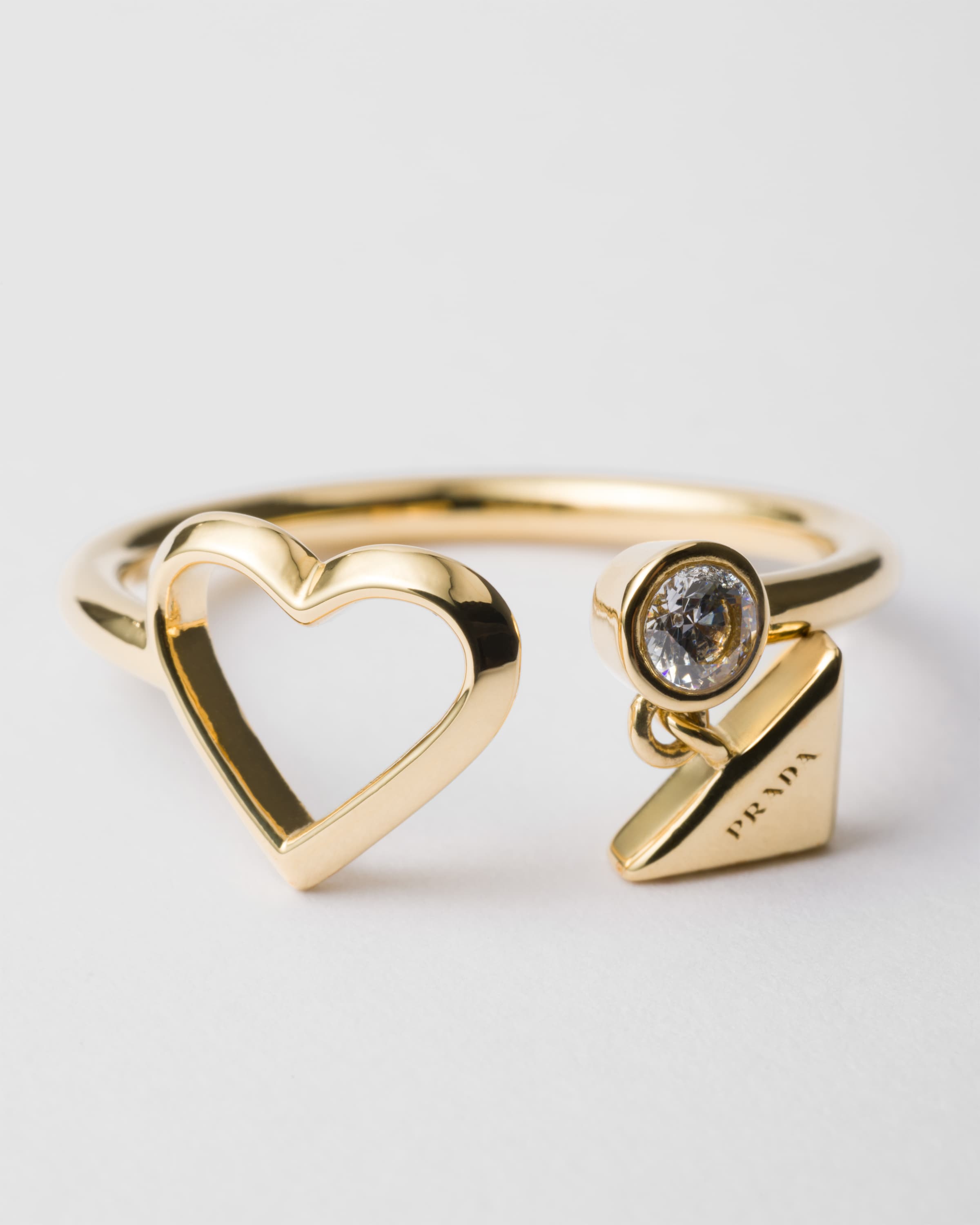 Gold Metal Ring | PRADA