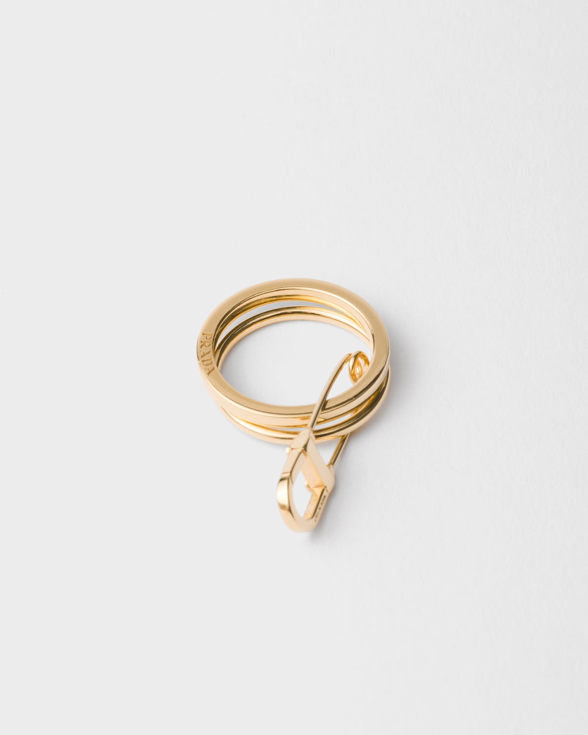 Gold Metal Rign Gold Metal Ring | PRADA