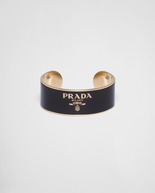 Prada Bracelet jonc en métal émaillé 1