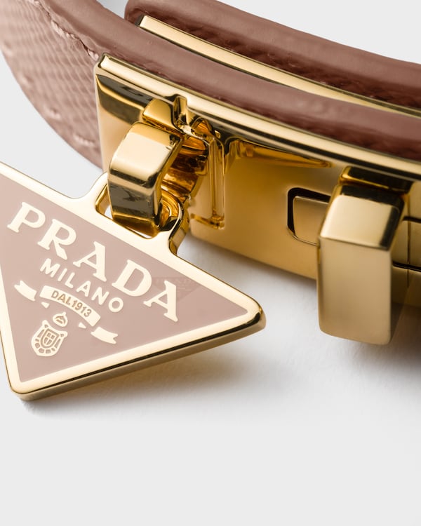 Pulsera de piel Saffiano Pulsera de piel Saffiano