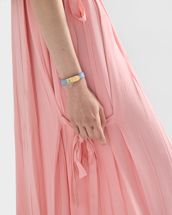 Pulsera de piel Saffiano Pulsera de piel Saffiano