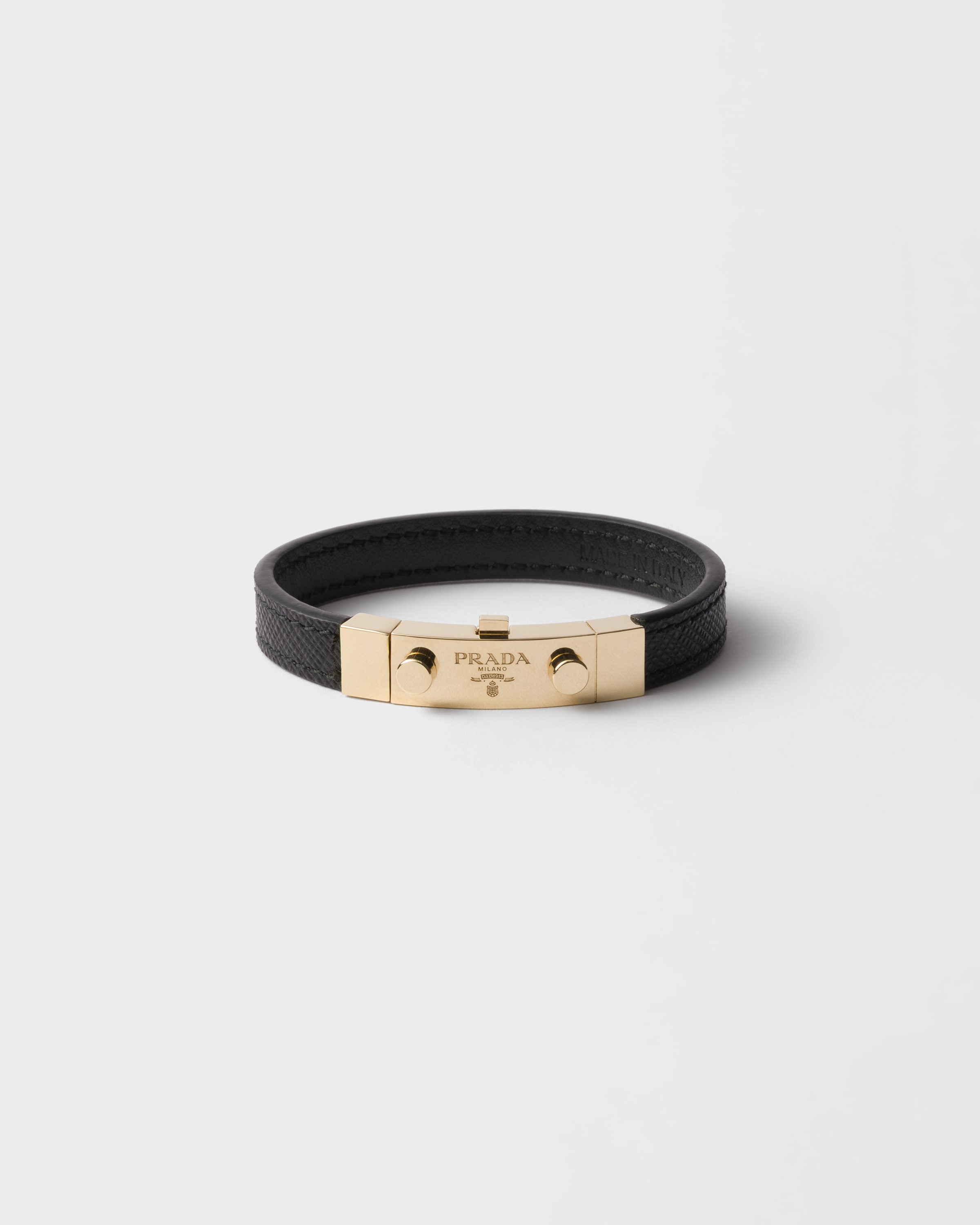 Saffiano leather bracelet
