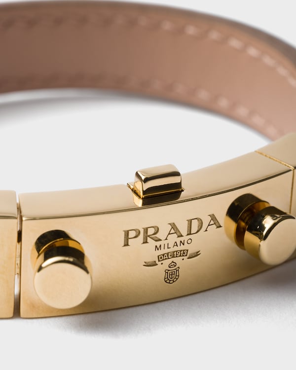 Bracelet en cuir Saffiano Bracelet en cuir Saffiano