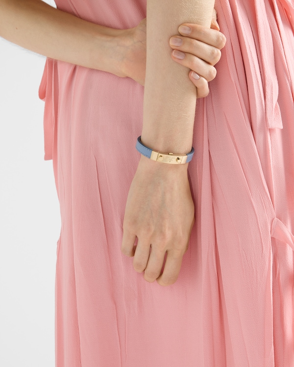 Saffiano leather bracelet Saffiano leather bracelet