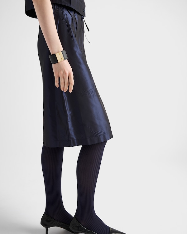 Metal and Saffiano leather bracelet Metal and Saffiano leather bracelet