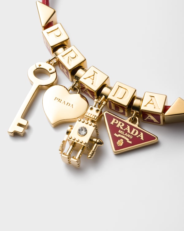 Nappa leather and metal bracelet Nappa leather and metal bracelet