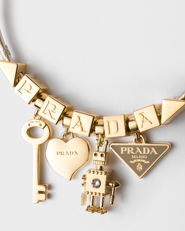 Nappa leather and metal bracelet Nappa leather and metal bracelet