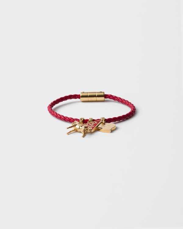 Braided nappa leather bracelet Braided nappa leather bracelet