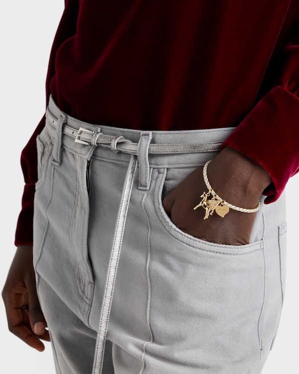 Brazalete de napa trenzada Brazalete de napa trenzada