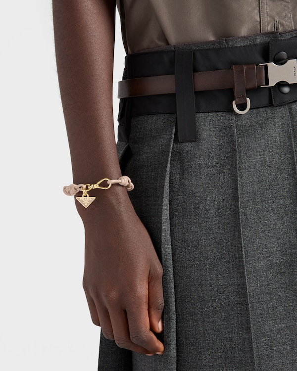 Pulsera de napa - Rosa Claro Pulsera de napa - Rosa Claro