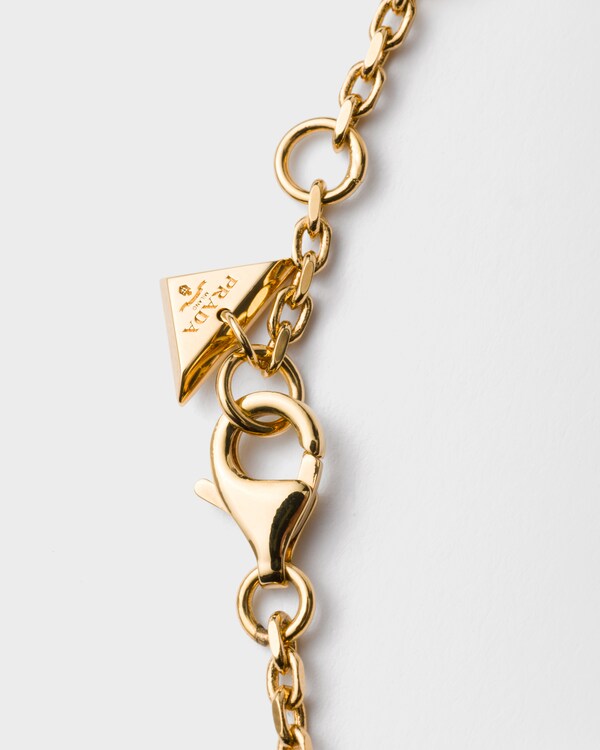 Metal bracelet - Gold/Black Metal bracelet - Gold/Black