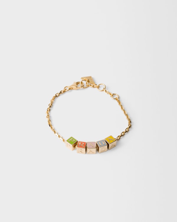 Metal bracelet - Gold/Multicolor Metal bracelet - Gold/Multicolor