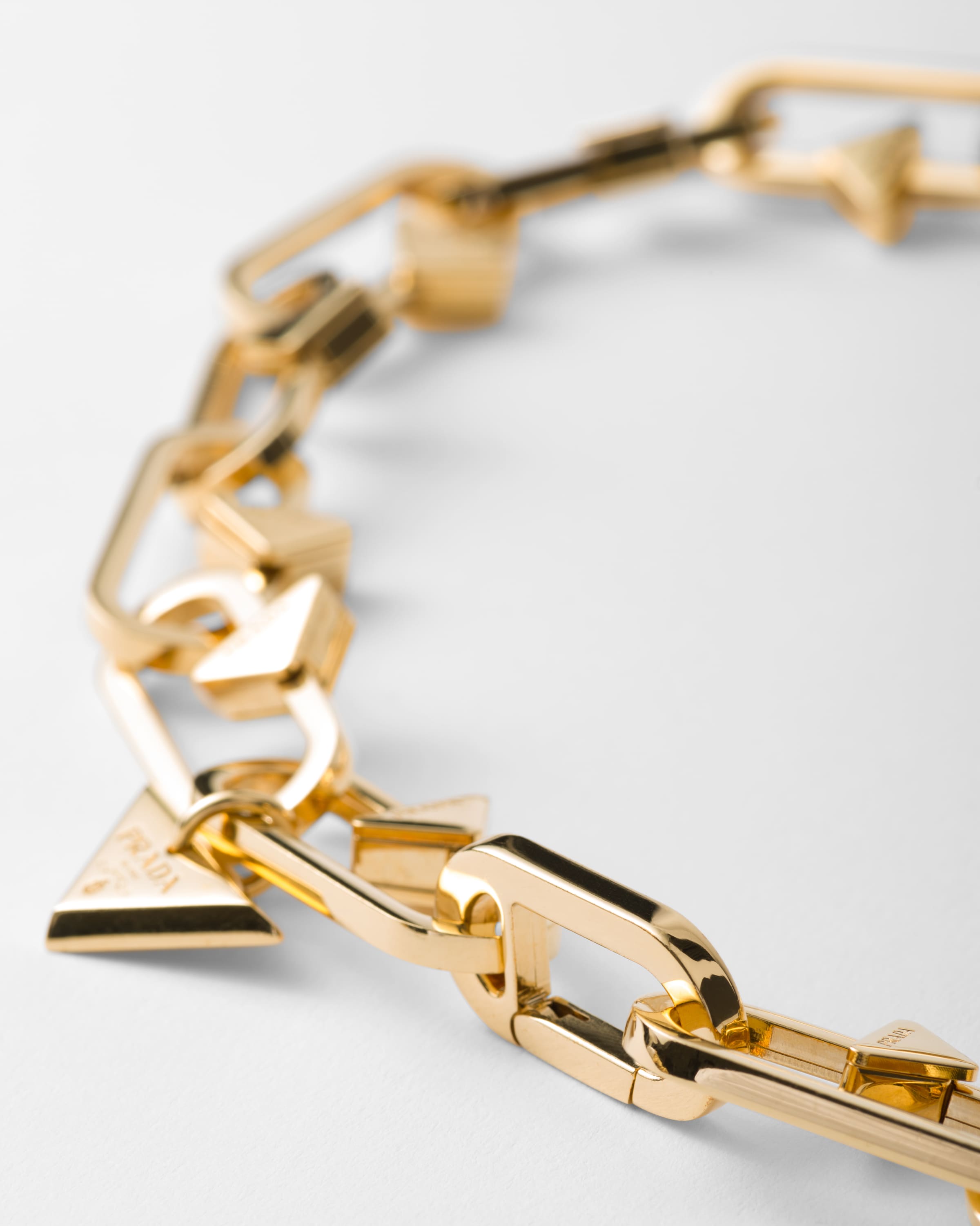 Prada gold chain new arrivals