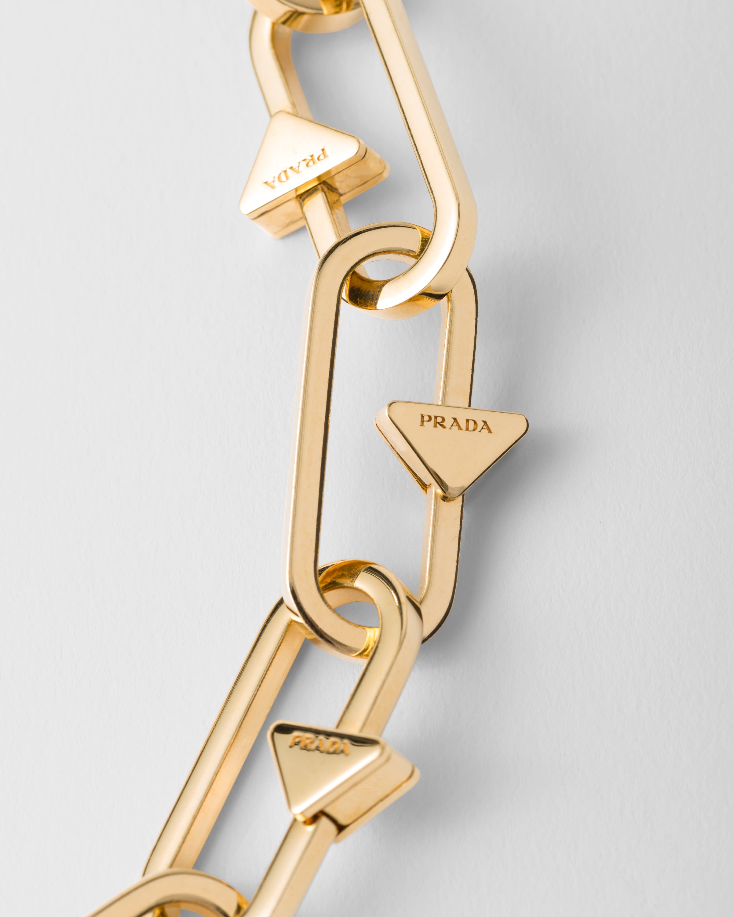 Gold Metal Necklace | PRADA - United States