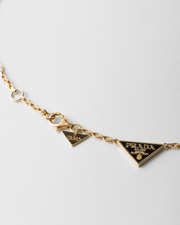 Enameled metal necklace Enameled metal necklace