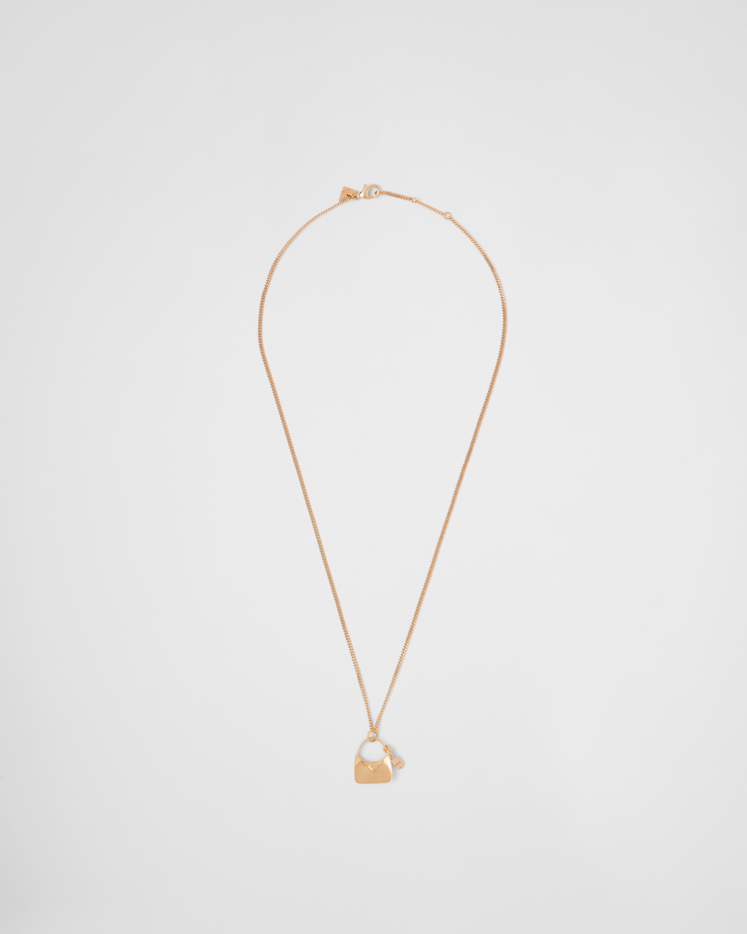 Prada logo necklace new arrivals