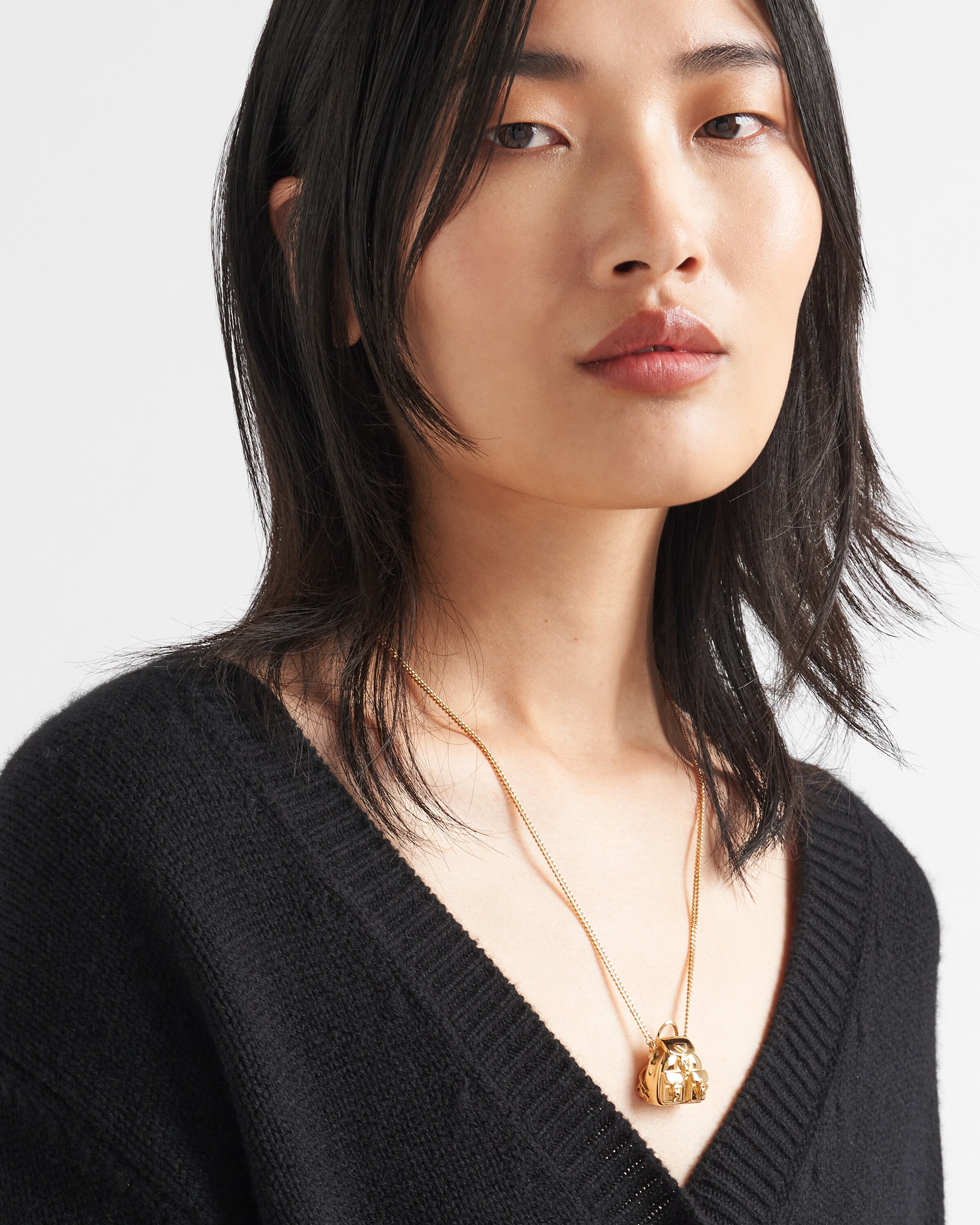 Gold Metal Necklace | PRADA