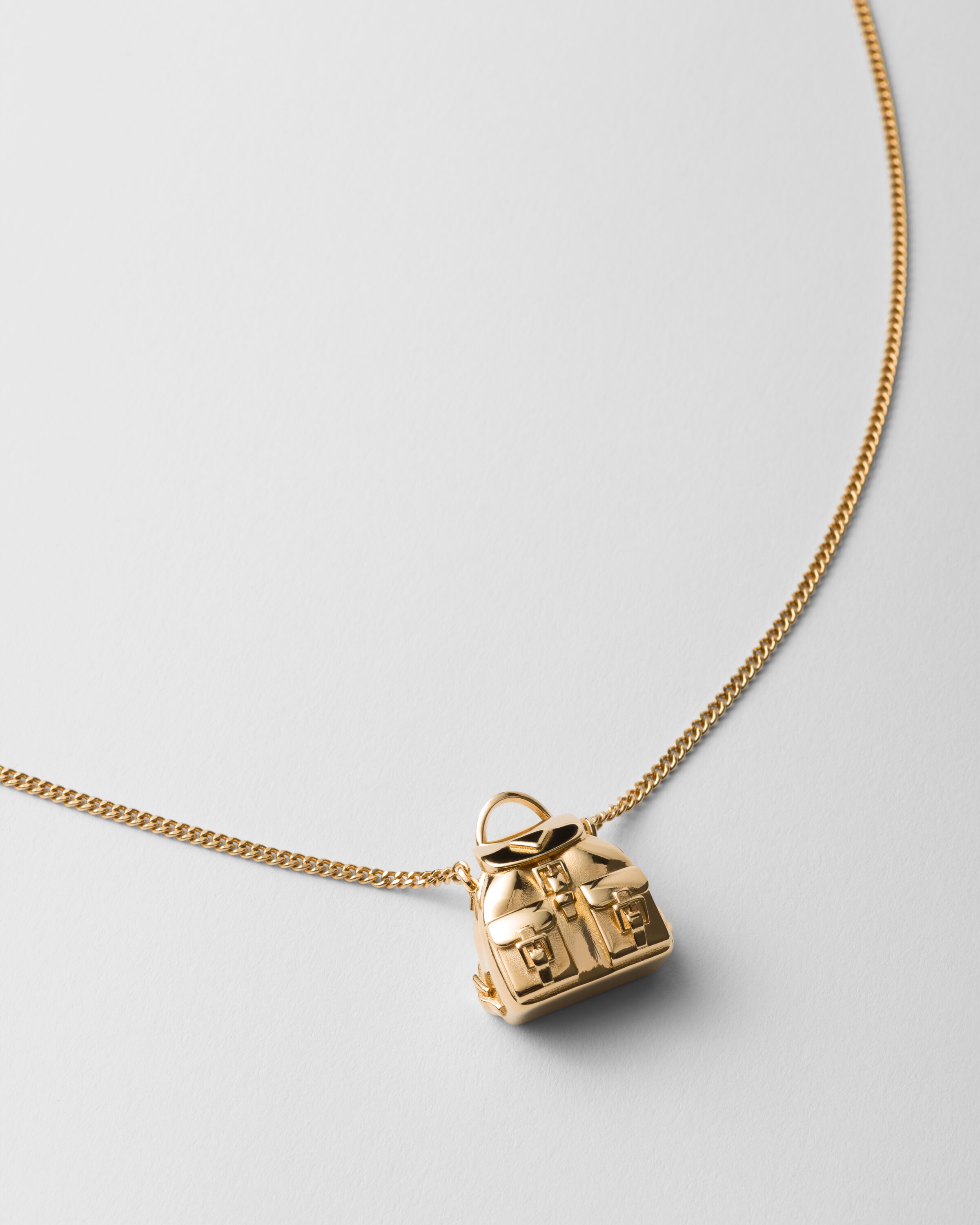 【希少/即発送】PRADA Chain Necklace ゴールド 50 cm Gold Metal Necklace | PRADA