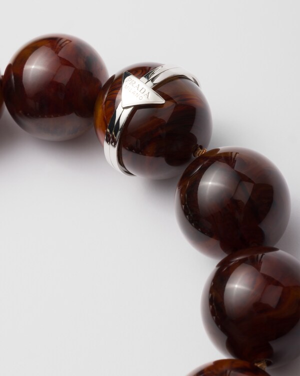 有机玻璃与金属短项链 有机玻璃与金属短项链