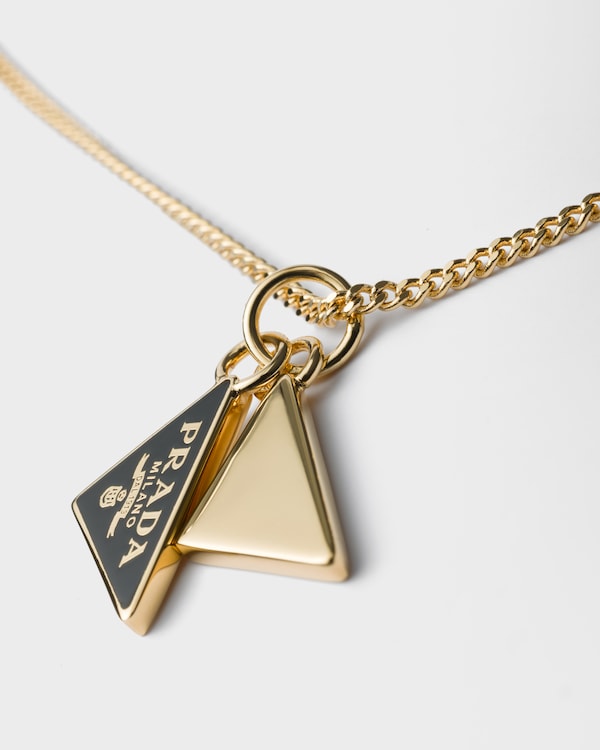 Enameled metal necklace Enameled metal necklace