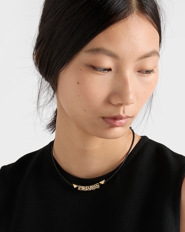 Nappa leather choker Nappa leather choker