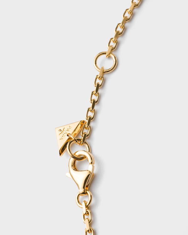 Metal necklace - Gold/Multicolor Metal necklace - Gold/Multicolor