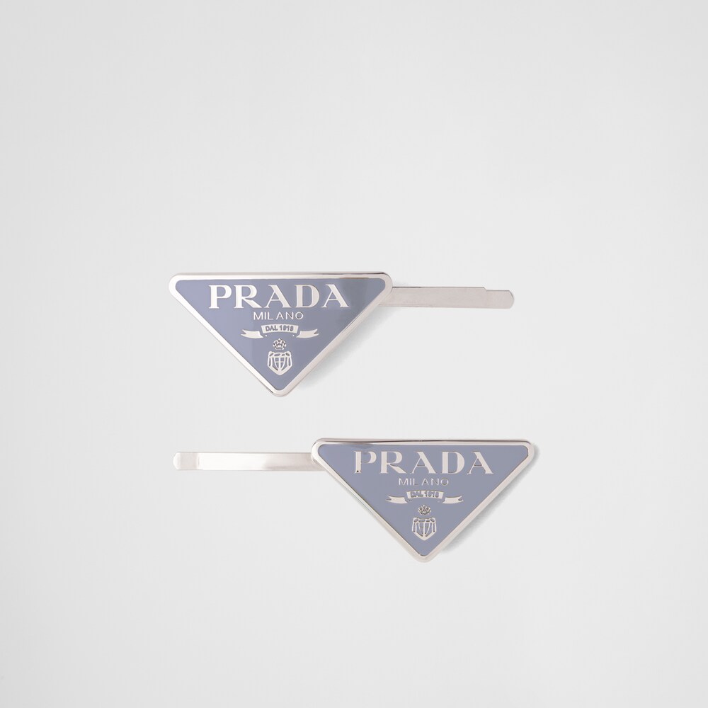 Prada Metal hair clips 1