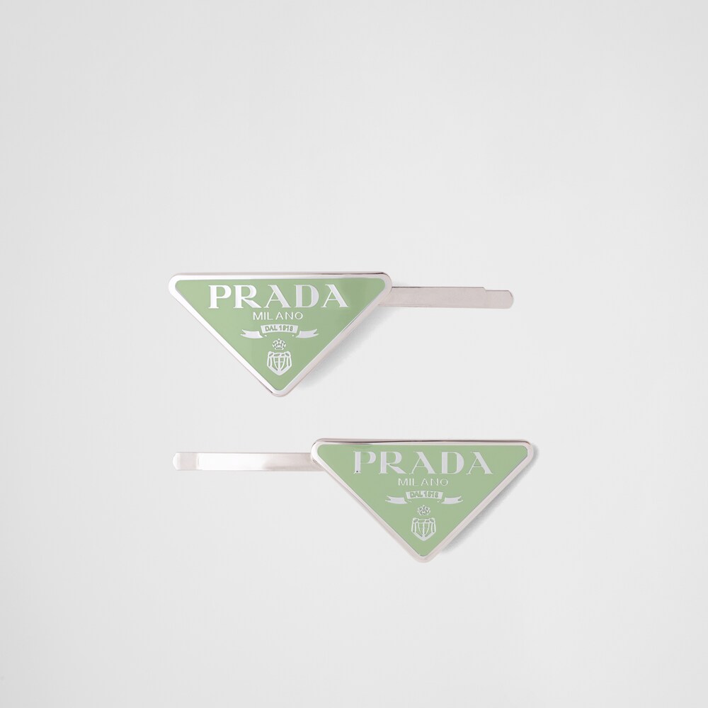 Prada Metal hair clips 1
