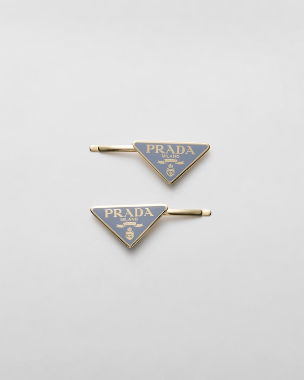 ピンク プレックス ヘアクリップ | PRADA