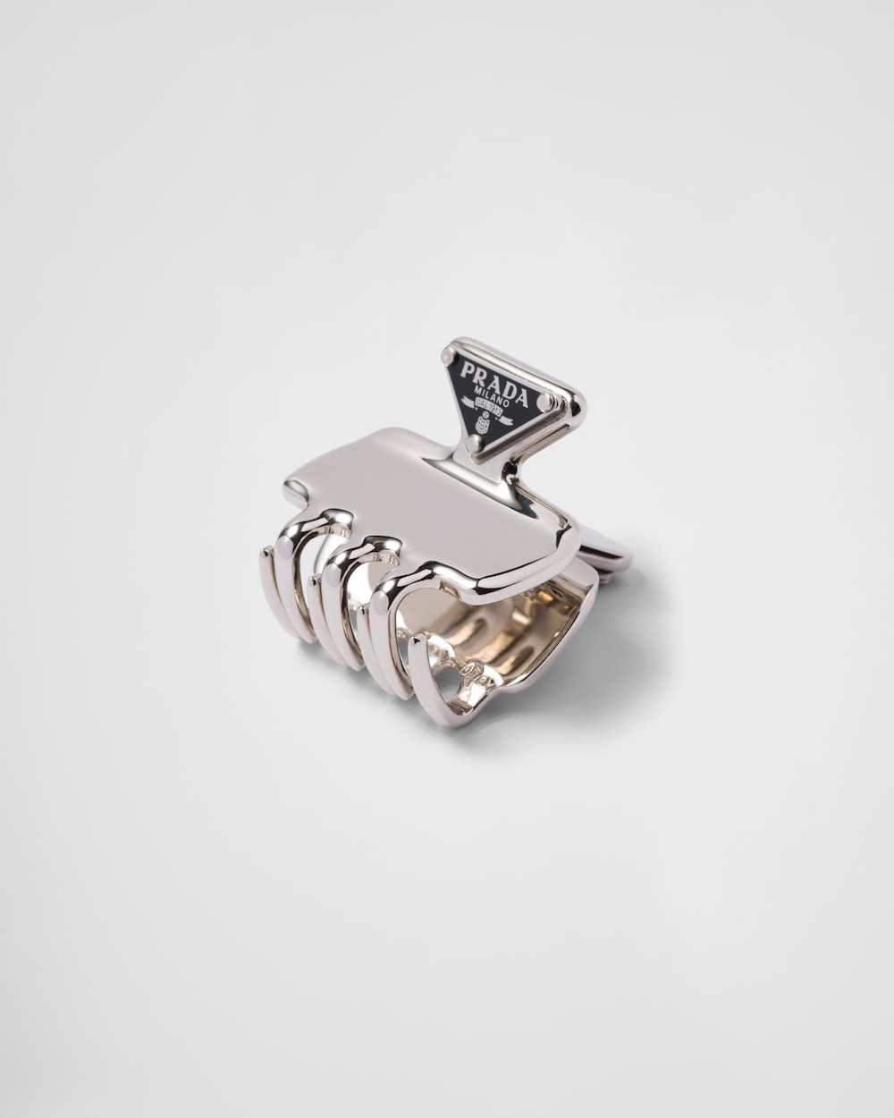 Metal hair clip 鋼灰色 | PRADA - Taiwan