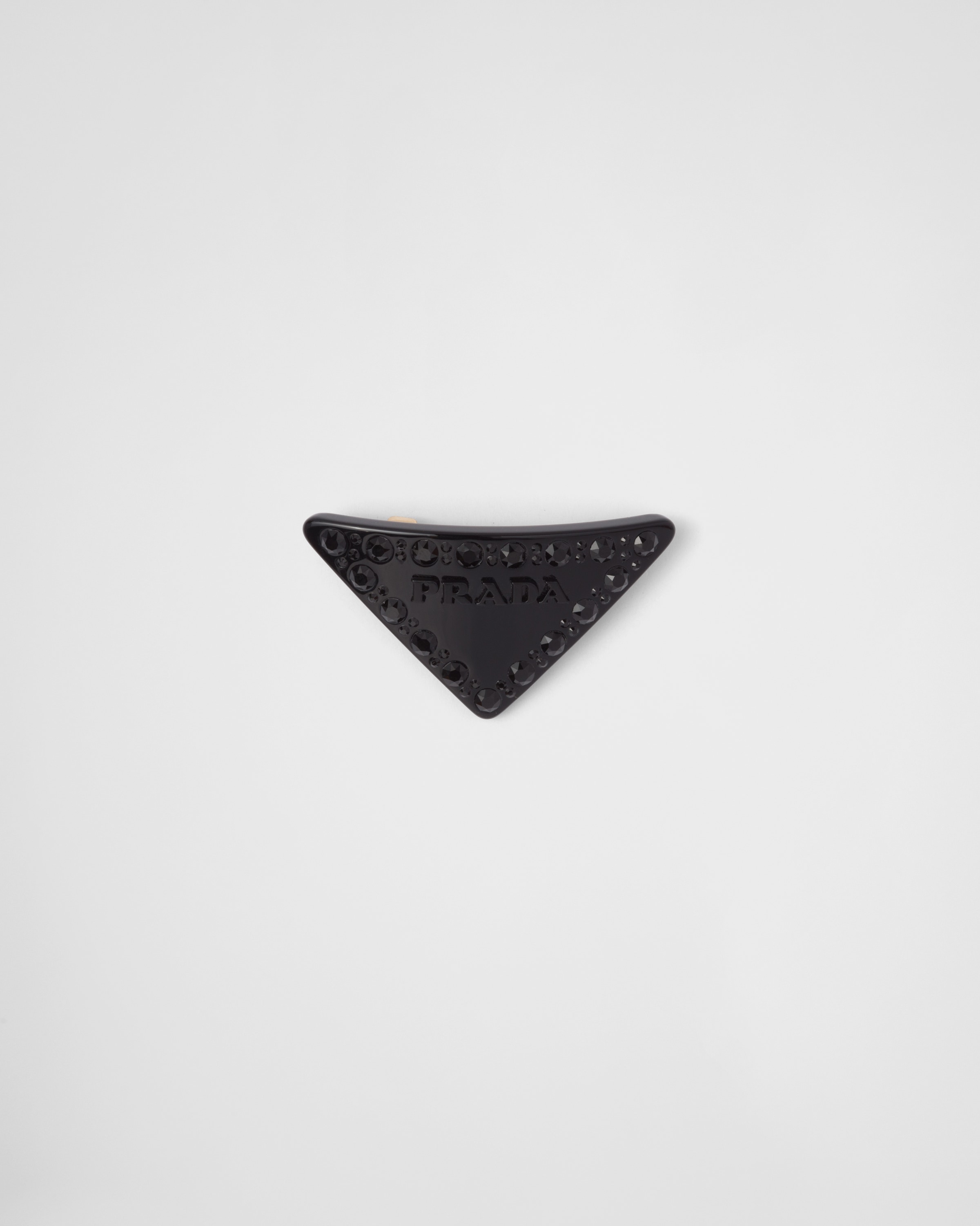 【超美品】プレキシガラス ヘアクリップ【PRADA】