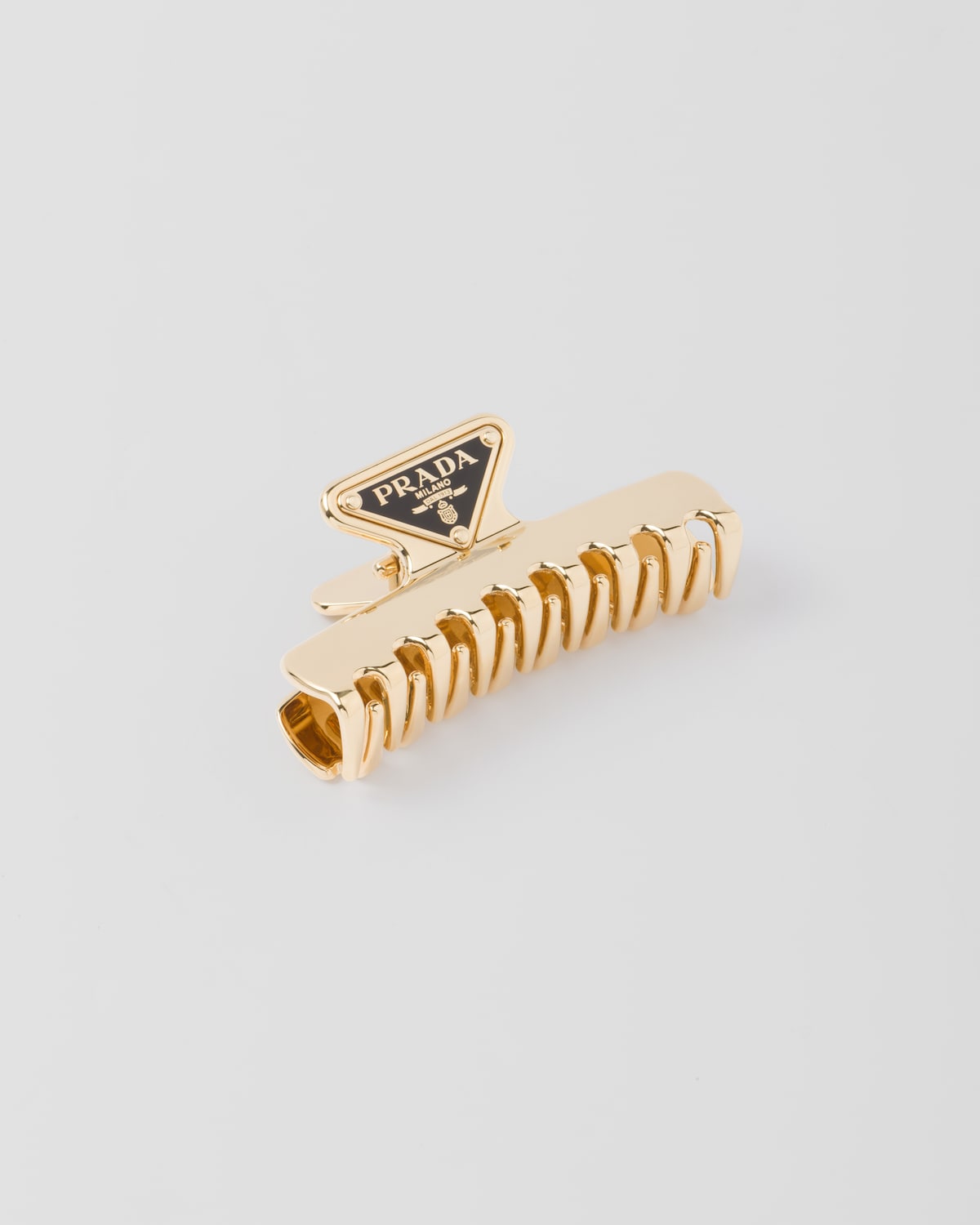 Gold Metal Hair Clip PRADA