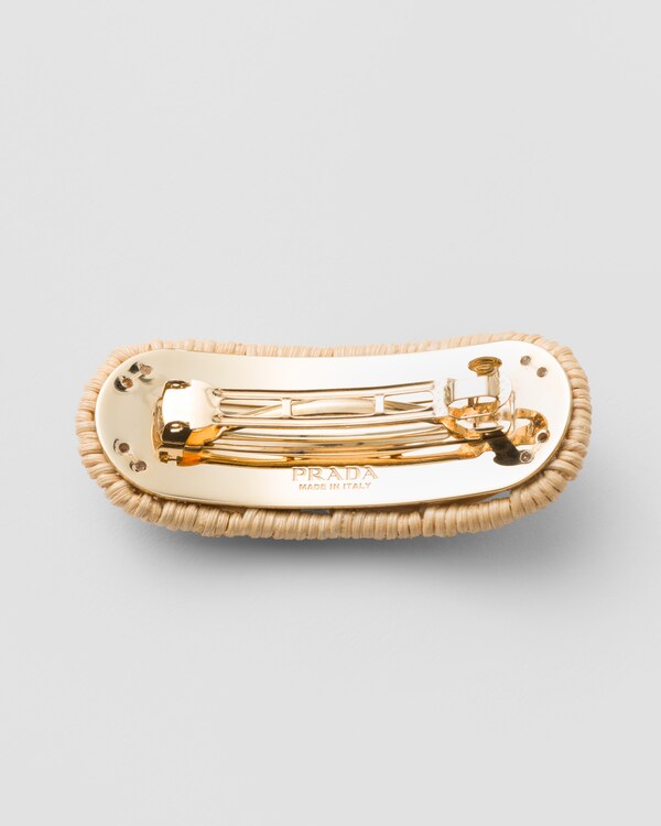 Wicker hair clip Wicker hair clip