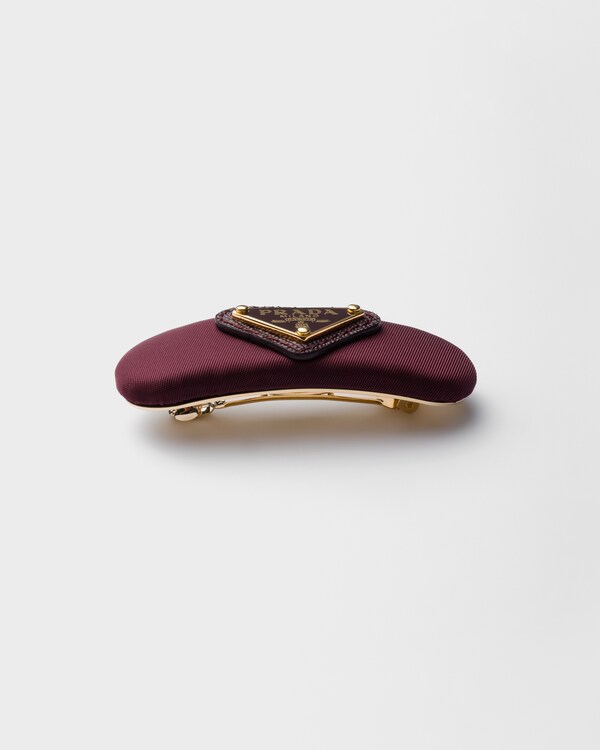 مشبك شعر من قماش نايلون معاد تدويره مشبك شعر من قماش نايلون معاد تدويره