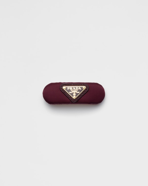 مشبك شعر من قماش نايلون معاد تدويره مشبك شعر من قماش نايلون معاد تدويره